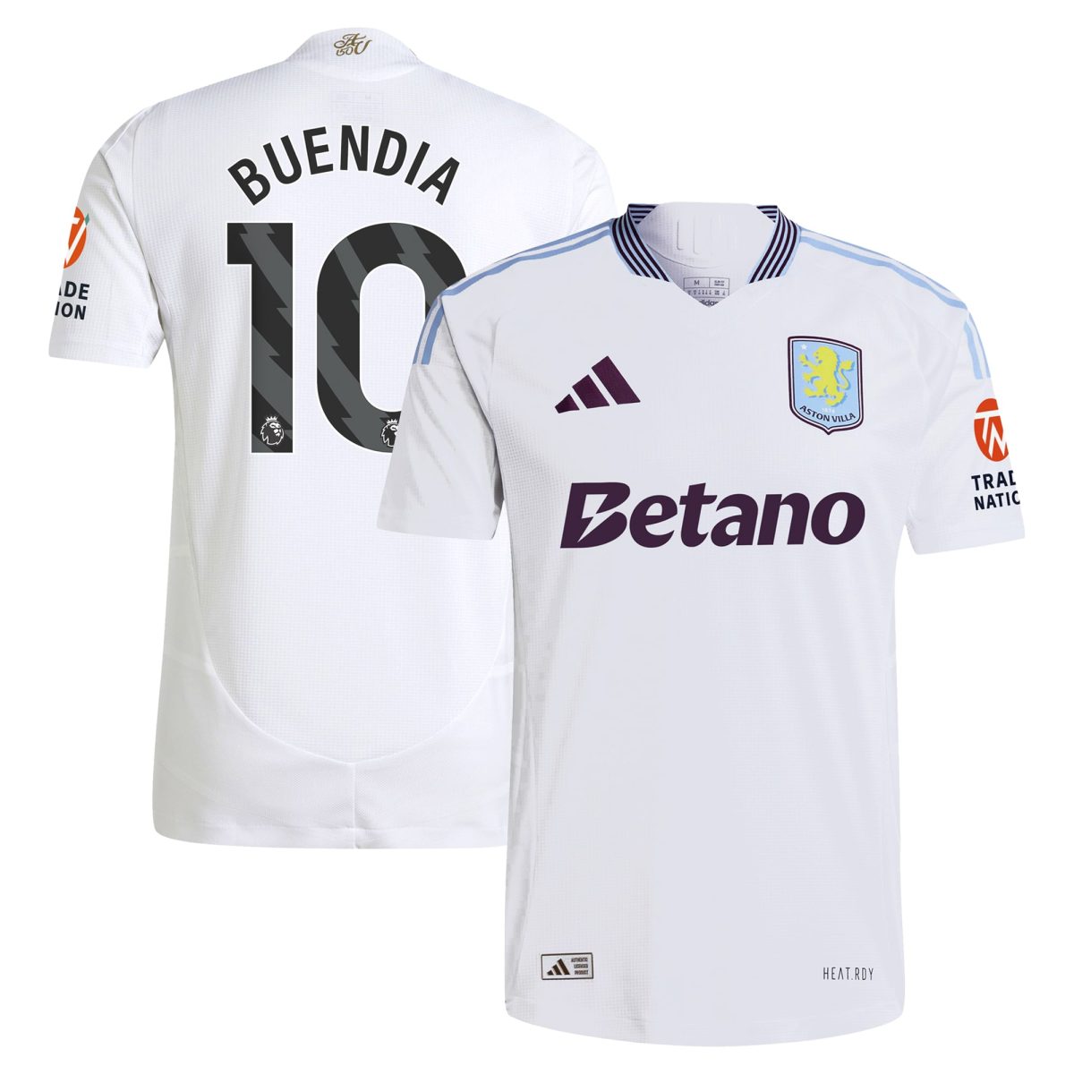 Aston Villa aston villa adidas away authentic shirt 2024-25 with buendia 10 printing Collection | AVFC Jerseys & Fan Gear