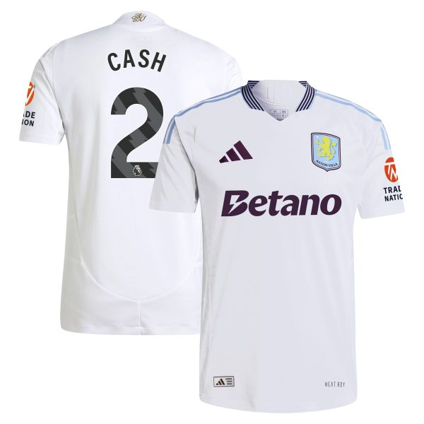 Aston Villa aston villa adidas away authentic shirt 2024-25 with cash 2 printing Collection | AVFC Jerseys & Fan Gear