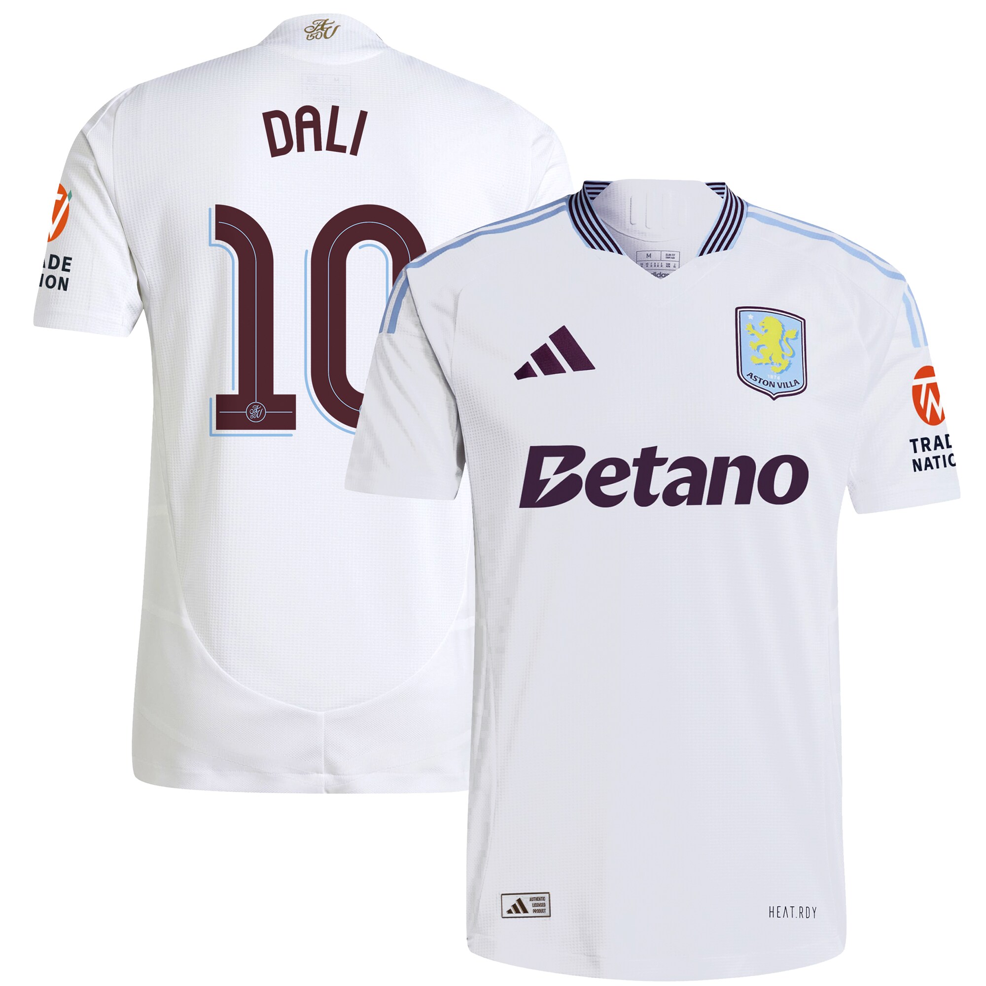 Aston Villa aston villa adidas away authentic shirt 2024-25 with dali 10 cup printing Collection | AVFC Jerseys & Fan Gear