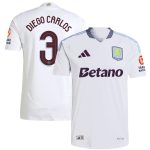 Aston Villa aston villa adidas away authentic shirt 2024-25 with diego carlos 3 cup printing Collection | AVFC Jerseys & Fan Gear