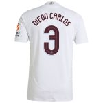 Aston Villa aston villa adidas away authentic shirt 2024-25 with diego carlos 3 cup printing Collection | AVFC Jerseys & Fan Gear