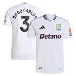 Aston Villa aston villa adidas away authentic shirt 2024-25 with diego carlos 3 printing Collection | AVFC Jerseys & Fan Gear