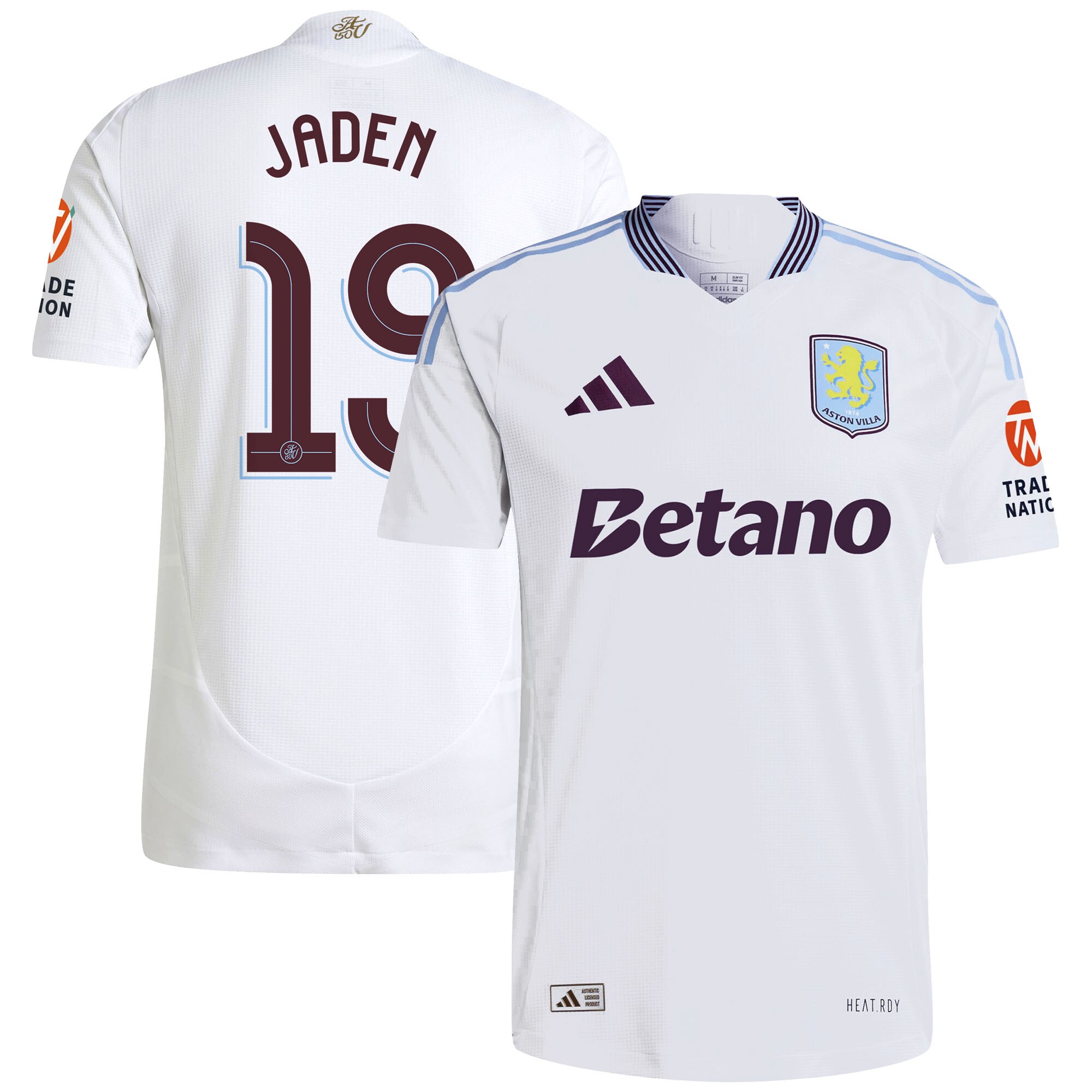 Aston Villa aston villa adidas away authentic shirt 2024-25 with jaden 19 cup printing Collection | AVFC Jerseys & Fan Gear