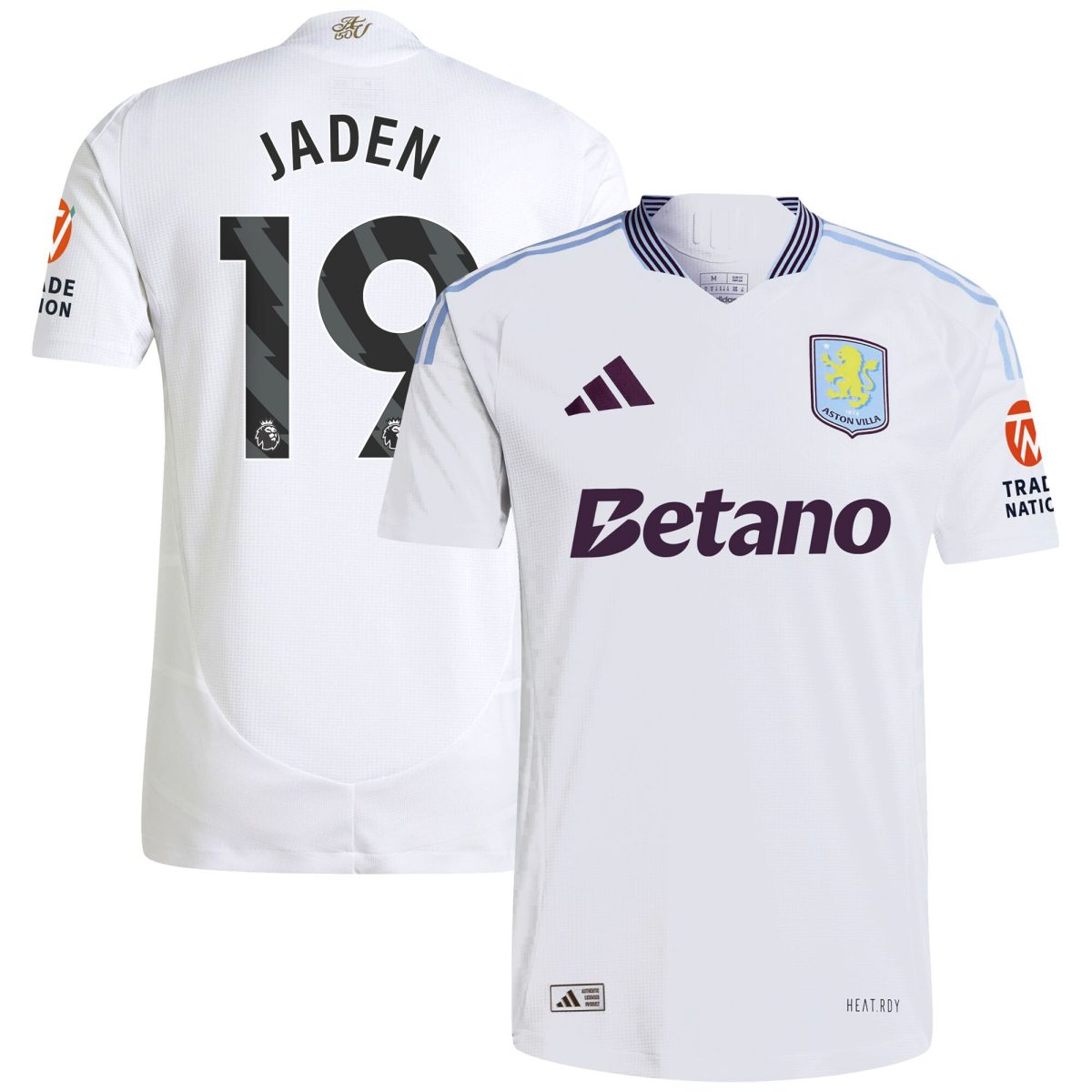 Aston Villa aston villa adidas away authentic shirt 2024-25 with jaden 19 printing Collection | AVFC Jerseys & Fan Gear