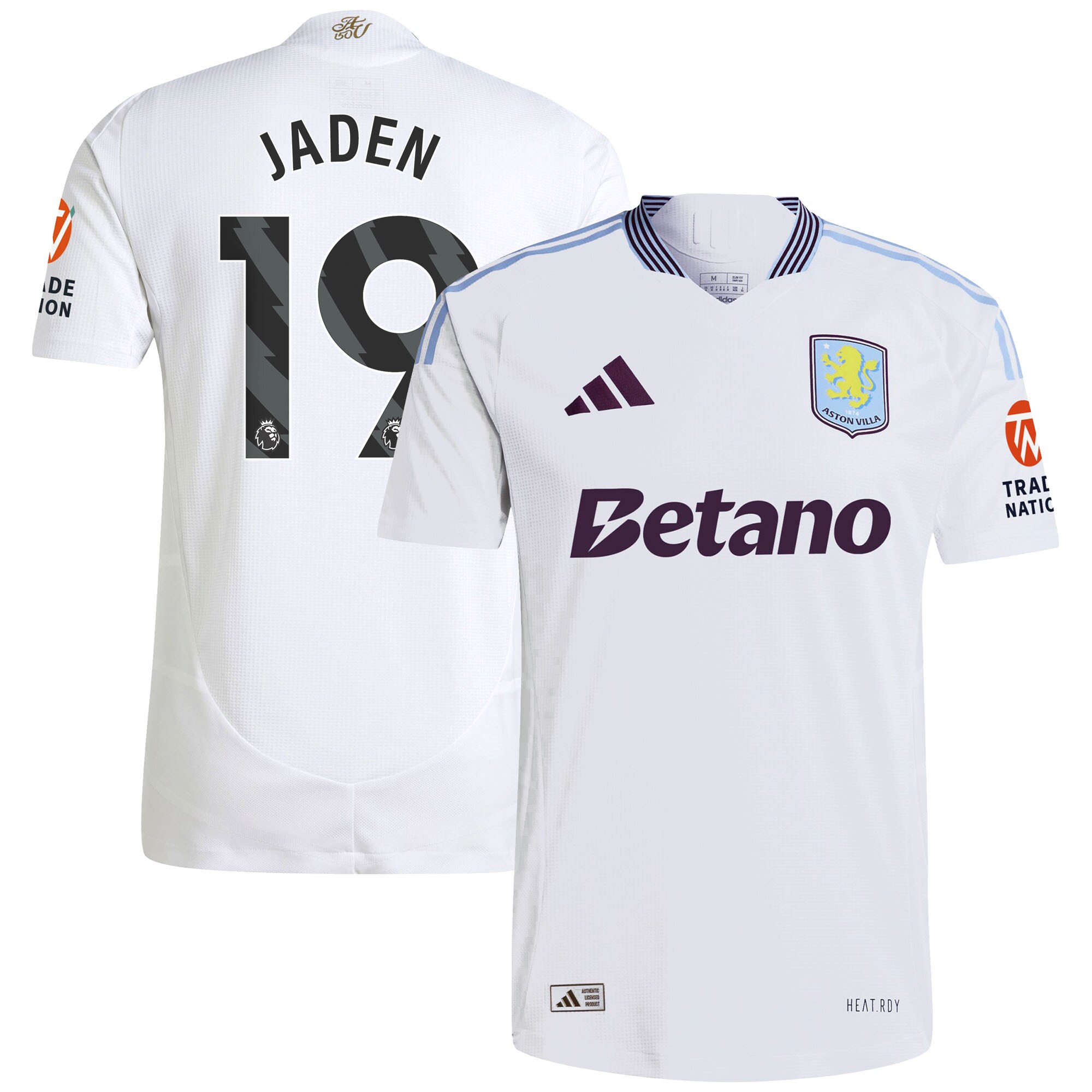 Aston Villa aston villa adidas away authentic shirt 2024-25 with jaden 19 printing Collection | AVFC Jerseys & Fan Gear