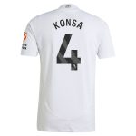 Aston Villa aston villa adidas away authentic shirt 2024-25 with konsa 4 printing Collection | AVFC Jerseys & Fan Gear