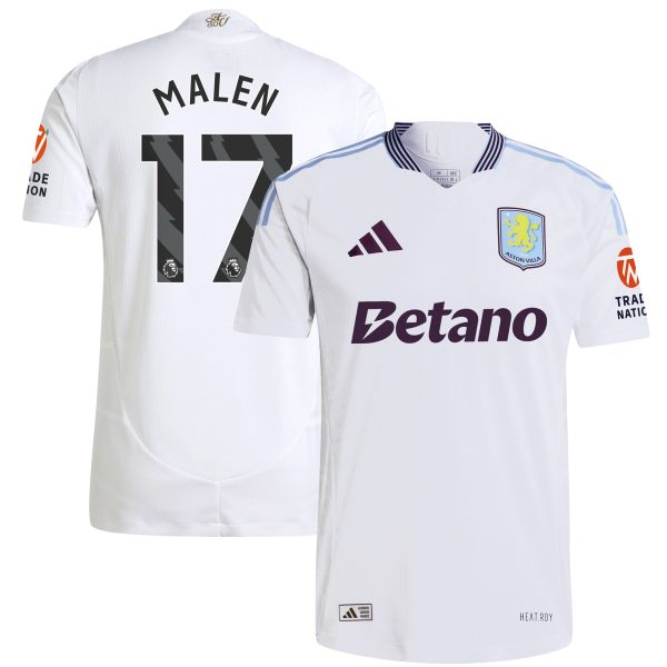 Aston Villa aston villa adidas away authentic shirt 2024-25 with malen 17 printing Collection | AVFC Jerseys & Fan Gear