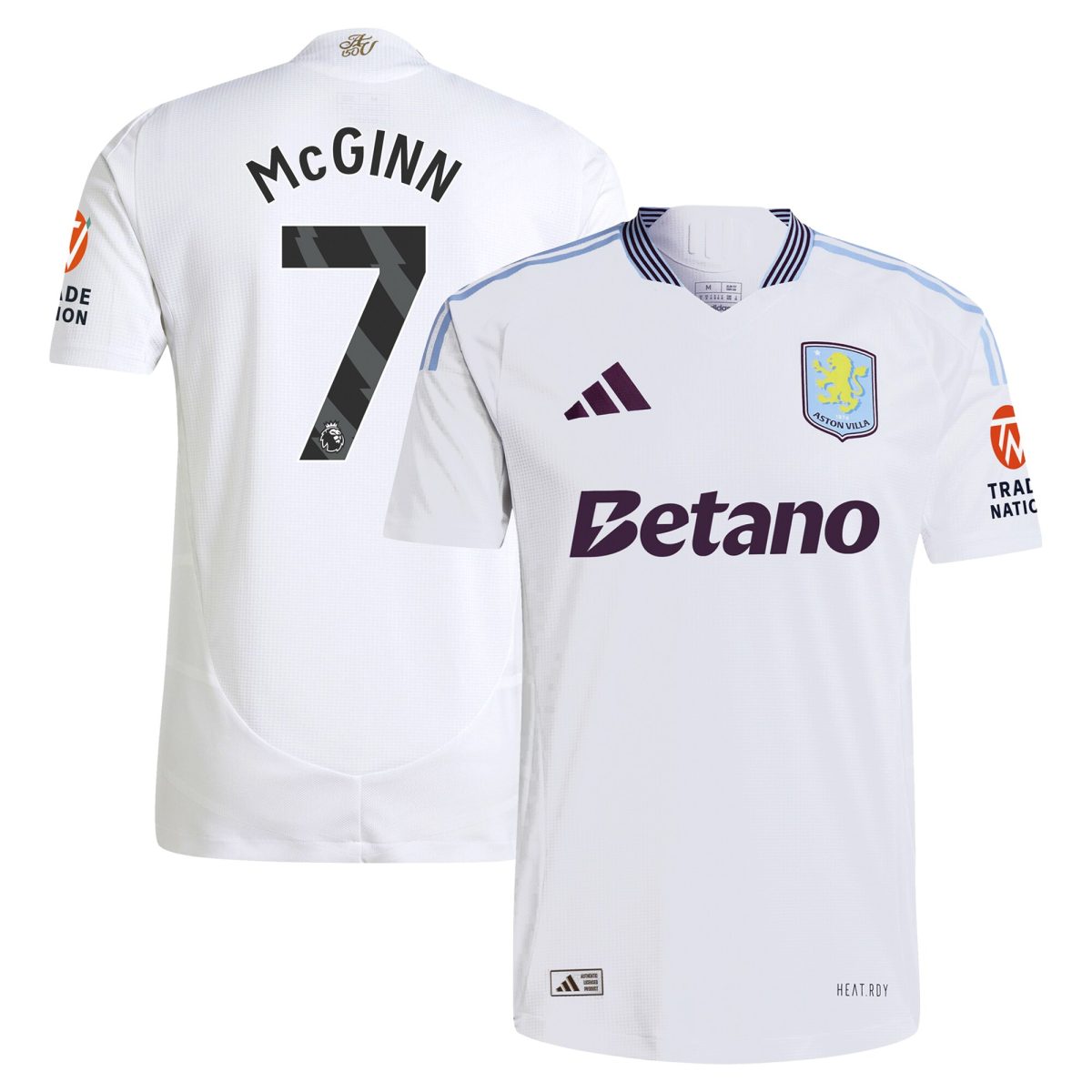 Aston Villa aston villa adidas away authentic shirt 2024-25 with mcginn 7 printing Collection | AVFC Jerseys & Fan Gear