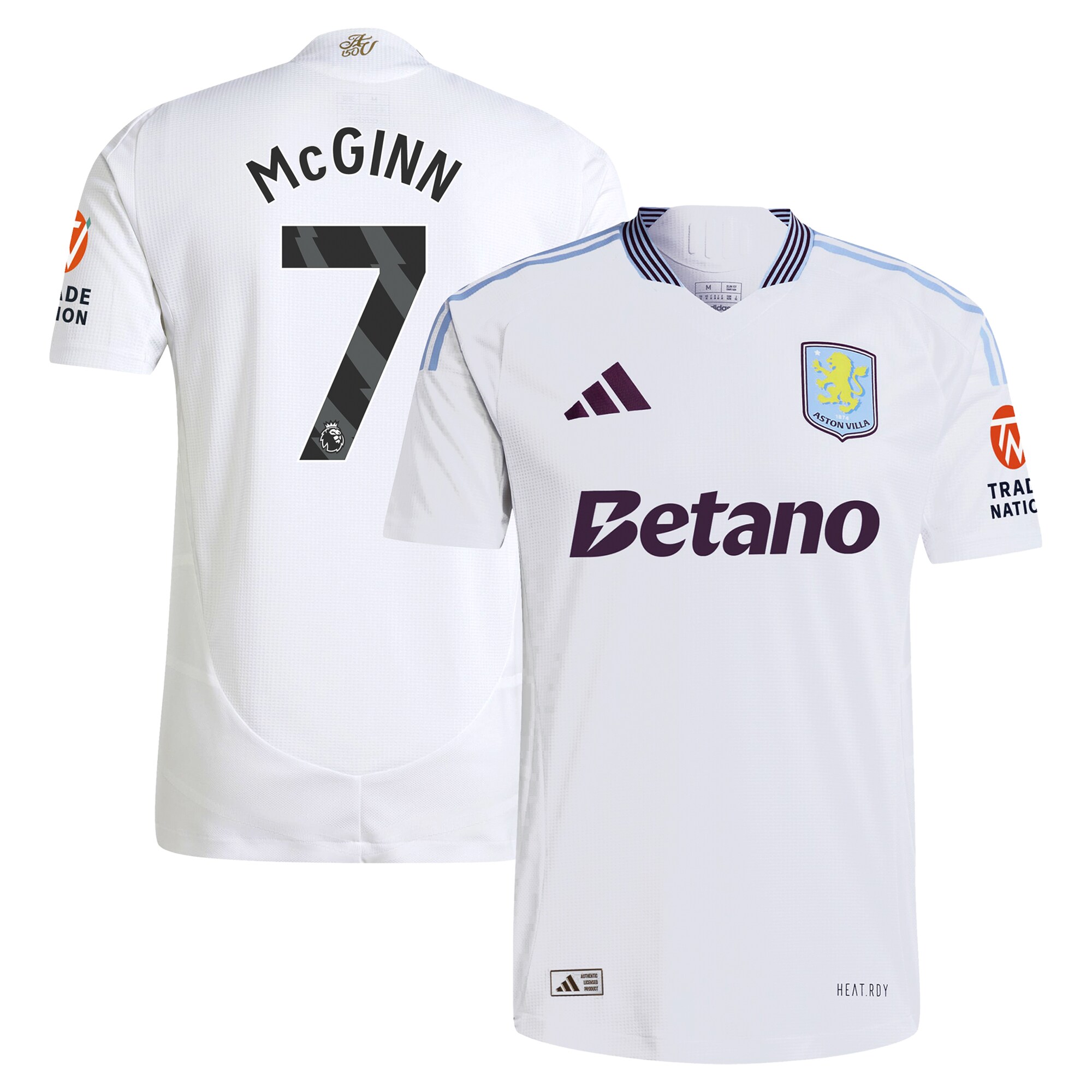 Aston Villa aston villa adidas away authentic shirt 2024-25 with mcginn 7 printing Collection | AVFC Jerseys & Fan Gear