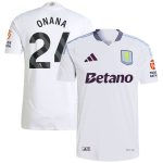 Aston Villa aston villa adidas away authentic shirt 2024-25 with onana 24 printing Collection | AVFC Jerseys & Fan Gear