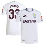 Aston Villa aston villa adidas away authentic shirt 2024-25 with pacheco 33 cup printing Collection | AVFC Jerseys & Fan Gear