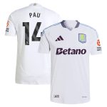 Aston Villa aston villa adidas away authentic shirt 2024-25 with pau 14 printing Collection | AVFC Jerseys & Fan Gear
