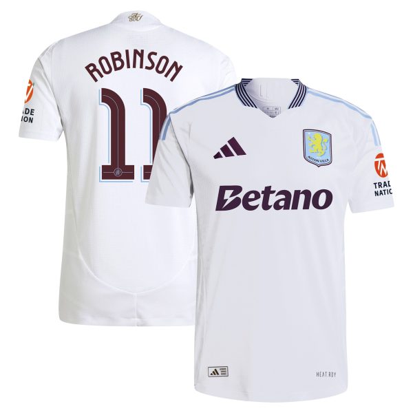 Aston Villa aston villa adidas away authentic shirt 2024-25 with robinson 11 cup printing Collection | AVFC Jerseys & Fan Gear