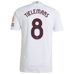 Aston Villa aston villa adidas away authentic shirt 2024-25 with tielemans 8 cup printing Collection | AVFC Jerseys & Fan Gear