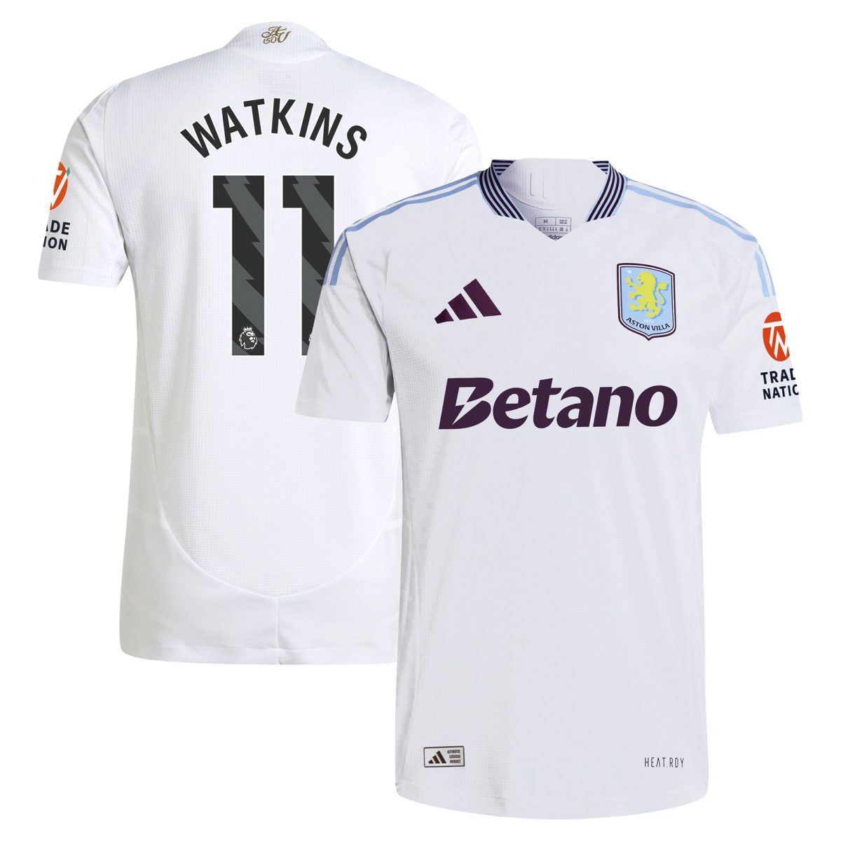 Aston Villa aston villa adidas away authentic shirt 2024-25 with watkins 11 printing Collection | AVFC Jerseys & Fan Gear