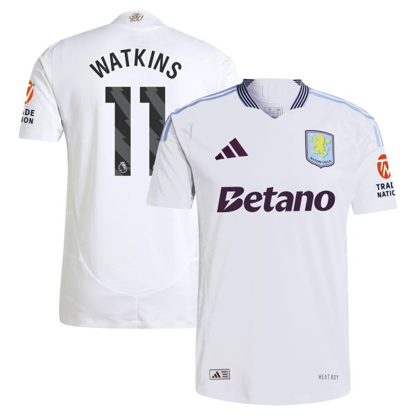 Aston Villa aston villa adidas away authentic shirt 2024-25 with watkins 11 printing Collection | AVFC Jerseys & Fan Gear