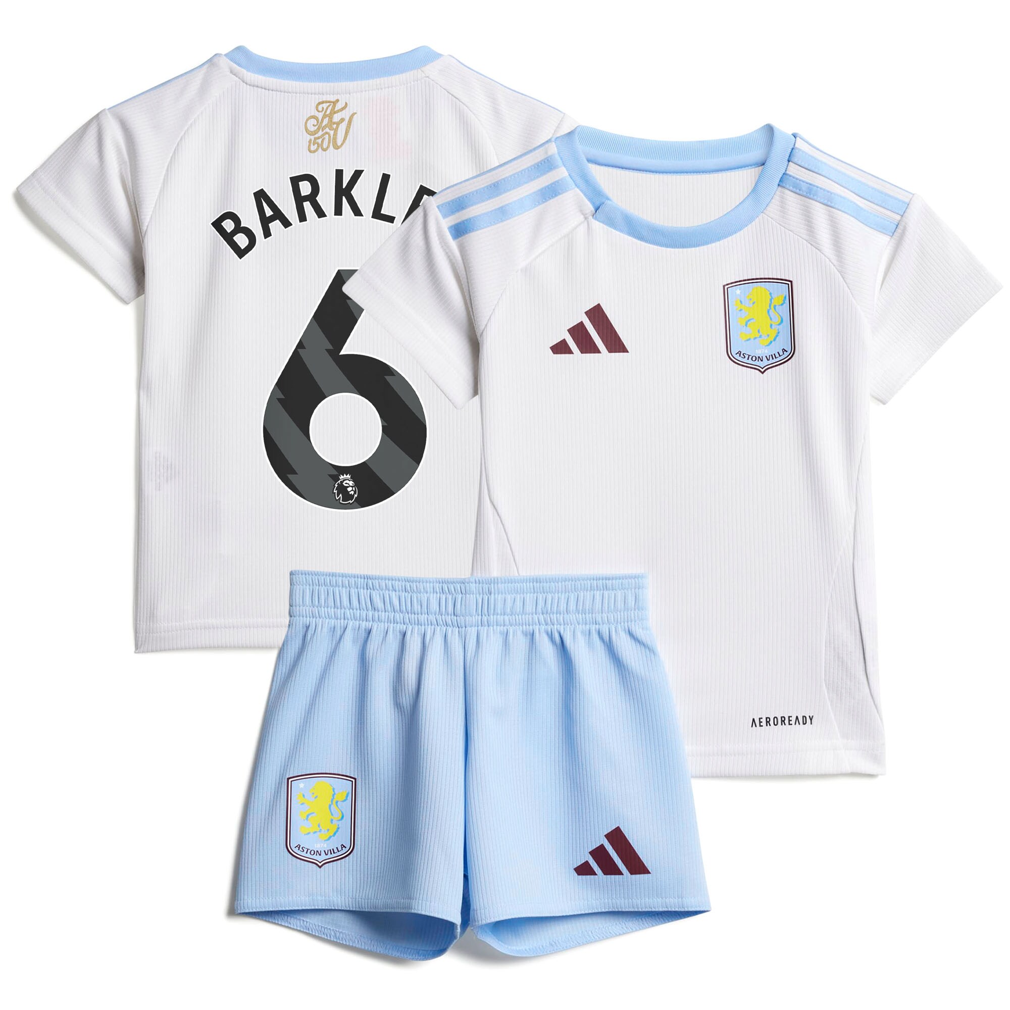Aston Villa aston villa adidas away baby kit 2024-25 with barkley 6 printing Collection | AVFC Jerseys & Fan Gear