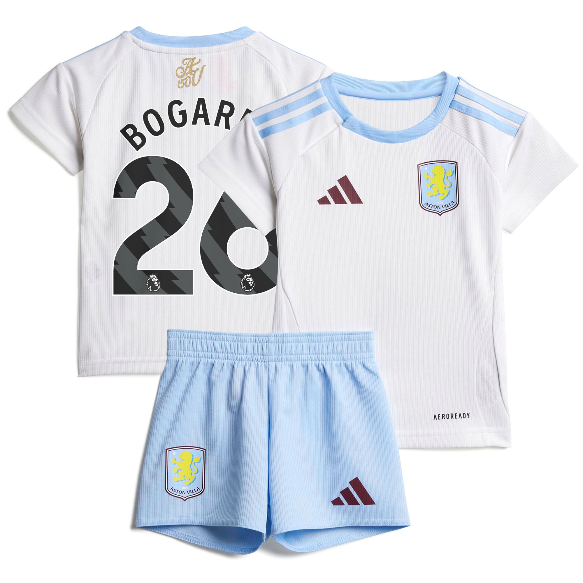 Aston Villa aston villa adidas away baby kit 2024-25 with bogarde 26 printing Collection | AVFC Jerseys & Fan Gear
