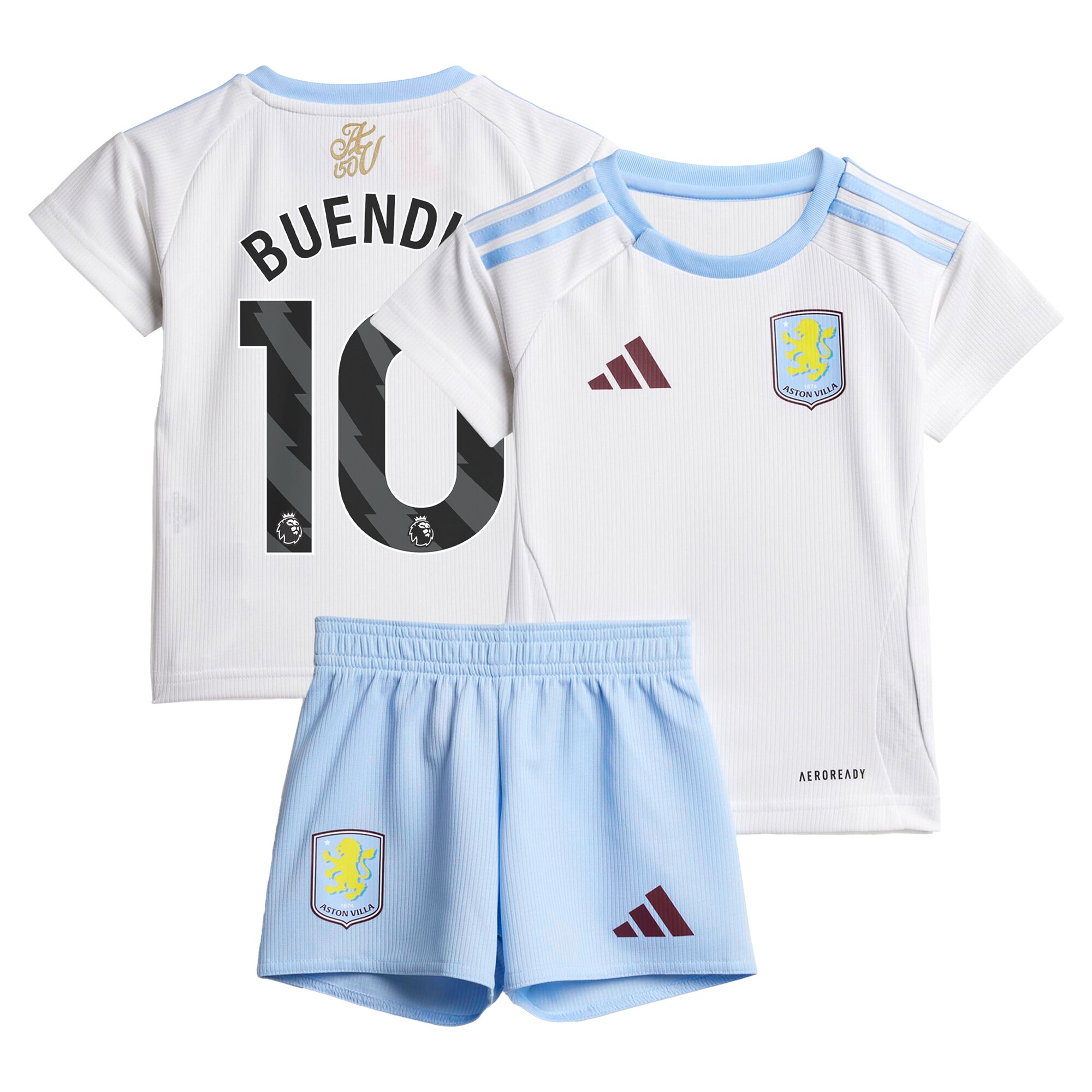 Aston Villa aston villa adidas away baby kit 2024-25 with buendia 10 printing Collection | AVFC Jerseys & Fan Gear