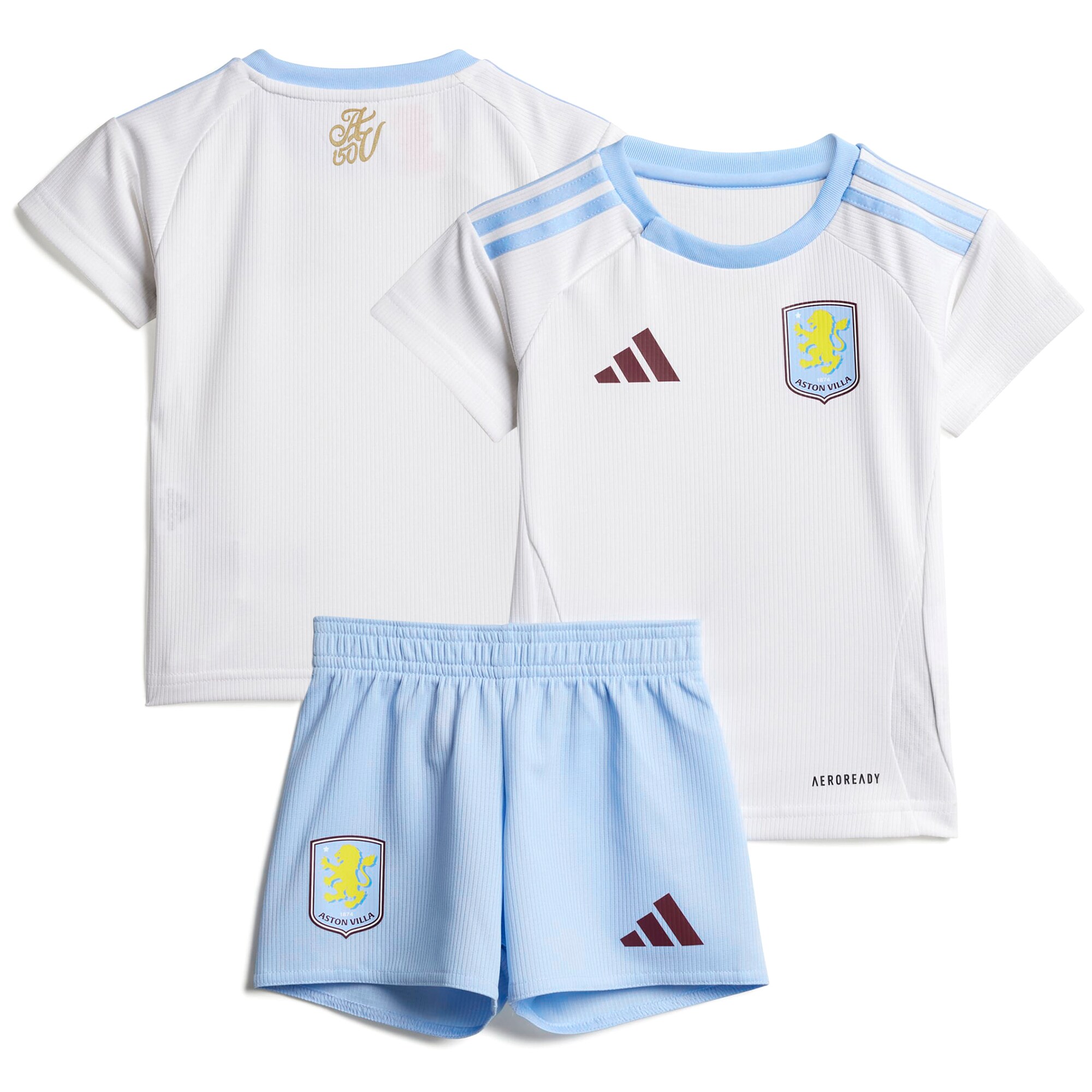 Aston Villa aston villa adidas away baby kit 2024-25 with custom printing Collection | AVFC Jerseys & Fan Gear