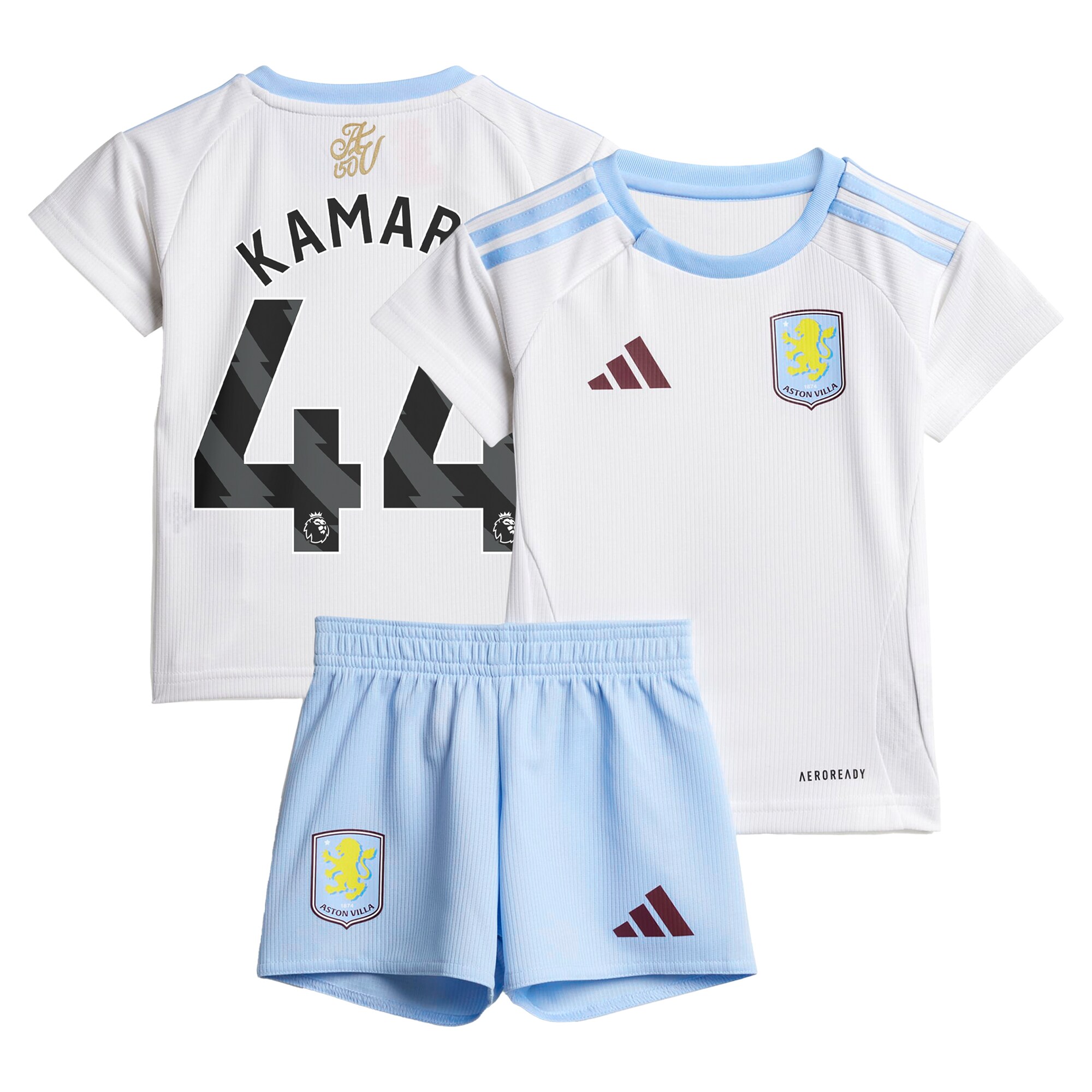 Aston Villa aston villa adidas away baby kit 2024-25 with kamara 44 printing Collection | AVFC Jerseys & Fan Gear