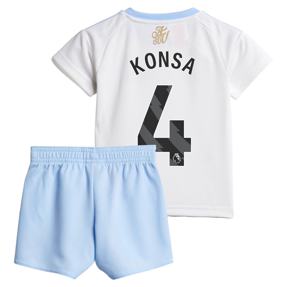 Aston Villa aston villa adidas away baby kit 2024-25 with konsa 4 printing Collection | AVFC Jerseys & Fan Gear