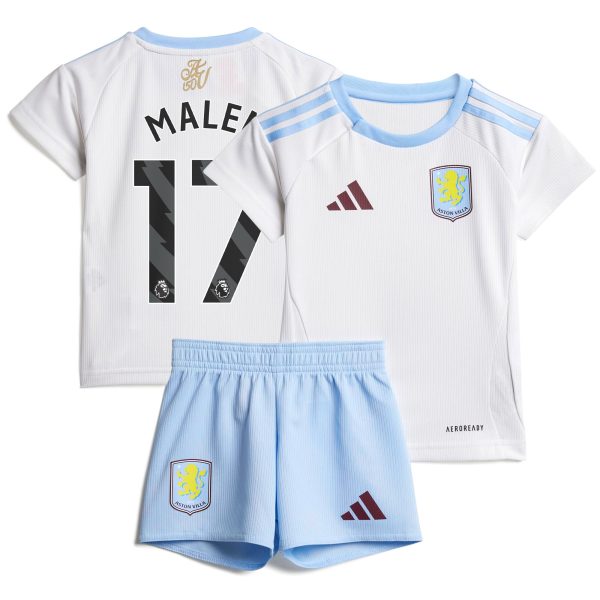 Aston Villa aston villa adidas away baby kit 2024-25 with malen 17 printing Collection | AVFC Jerseys & Fan Gear