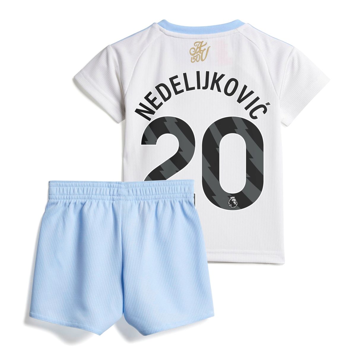 Aston Villa aston villa adidas away baby kit 2024-25 with nedeljković 20 printing Collection | AVFC Jerseys & Fan Gear