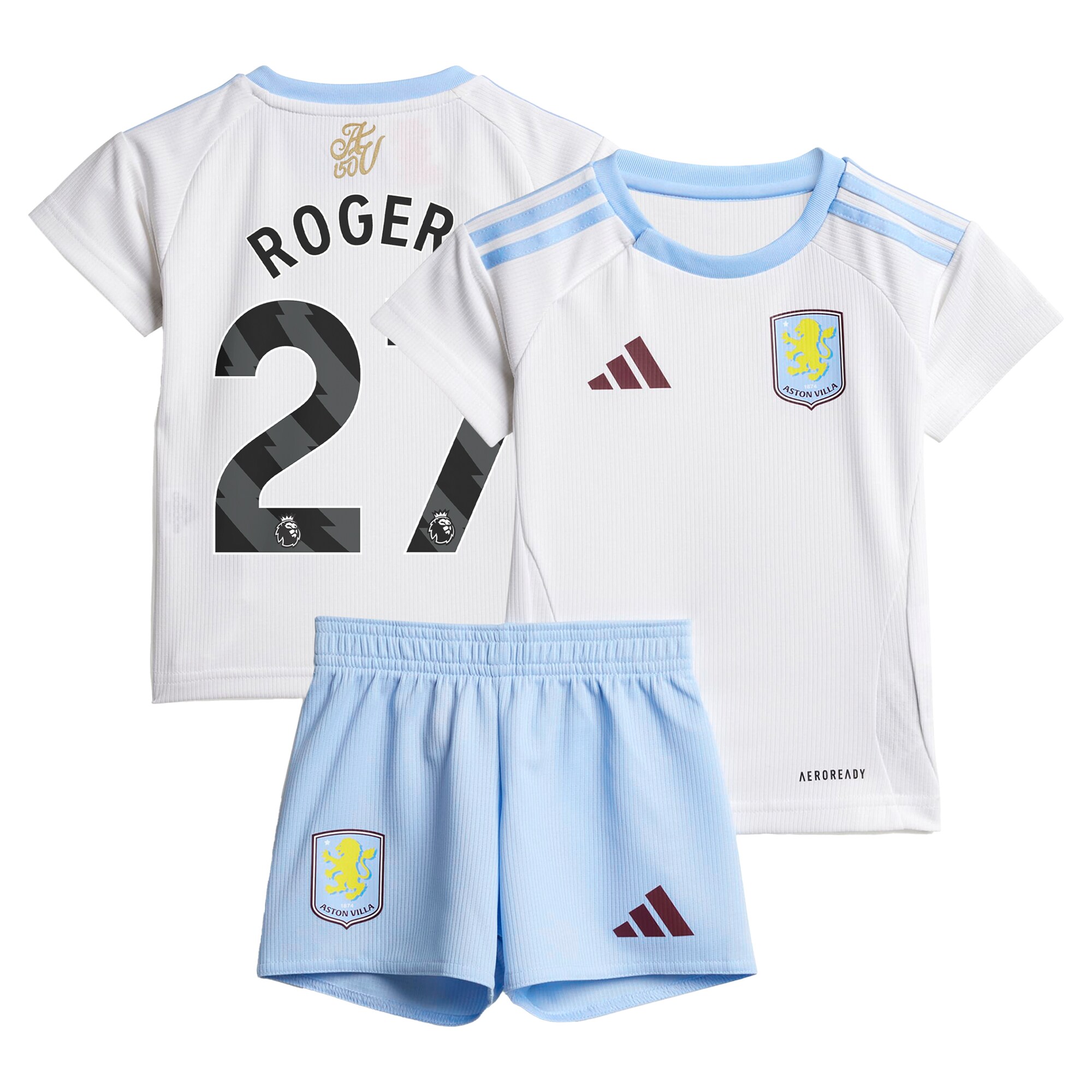 Aston Villa aston villa adidas away baby kit 2024-25 with rogers 27 printing Collection | AVFC Jerseys & Fan Gear