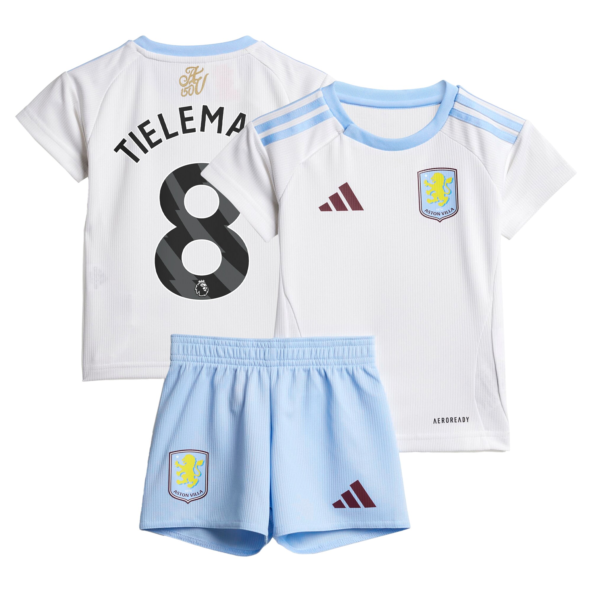 Aston Villa aston villa adidas away baby kit 2024-25 with tielemans 8 printing Collection | AVFC Jerseys & Fan Gear
