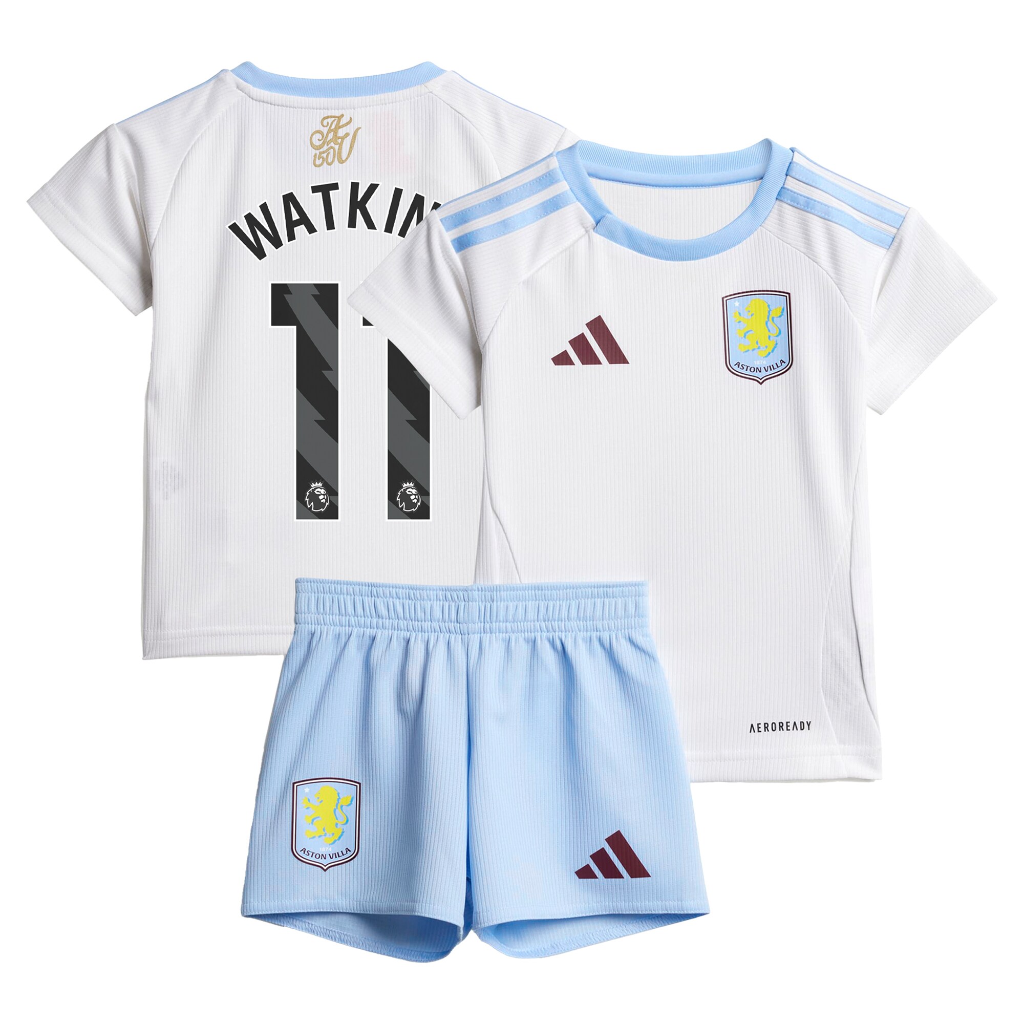 Aston Villa aston villa adidas away baby kit 2024-25 with watkins 11 printing Collection | AVFC Jerseys & Fan Gear