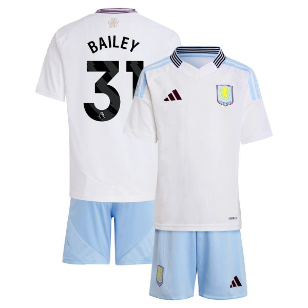 Aston Villa aston villa adidas away mini kit 2024-25 with bailey 31 printing Collection | AVFC Jerseys & Fan Gear