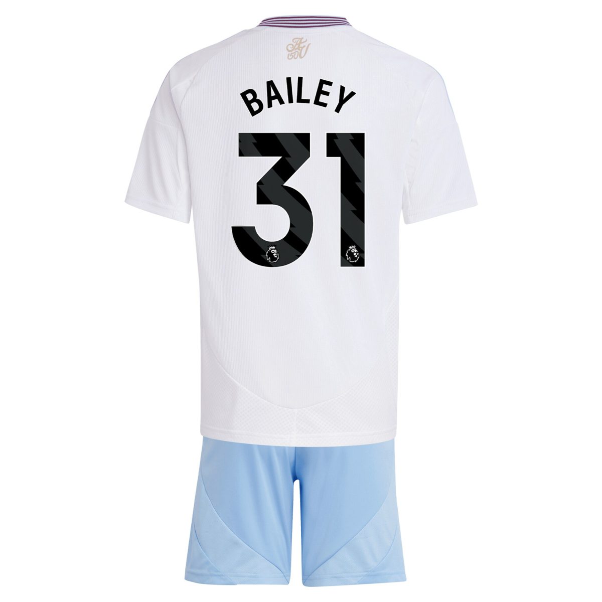 Aston Villa aston villa adidas away mini kit 2024-25 with bailey 31 printing Collection | AVFC Jerseys & Fan Gear