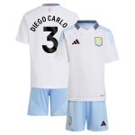 Aston Villa aston villa adidas away mini kit 2024-25 with diego carlos 3 printing Collection | AVFC Jerseys & Fan Gear