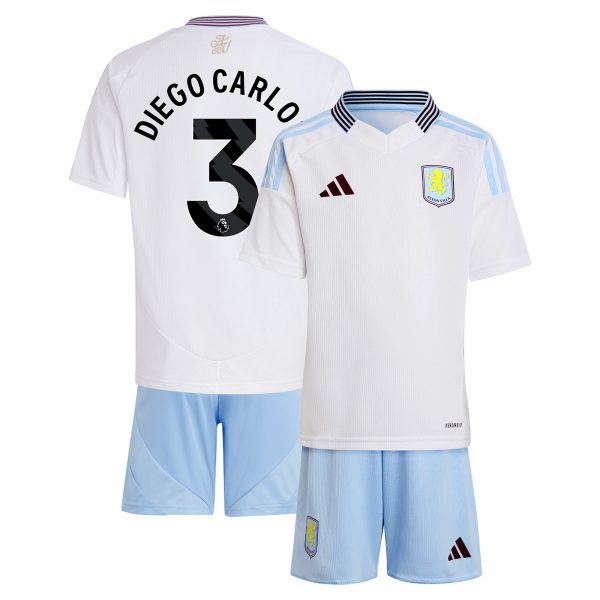 Aston Villa aston villa adidas away mini kit 2024-25 with diego carlos 3 printing Collection | AVFC Jerseys & Fan Gear