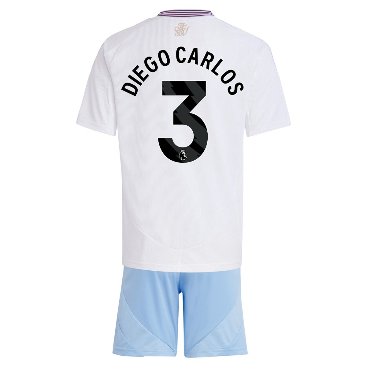 Aston Villa aston villa adidas away mini kit 2024-25 with diego carlos 3 printing Collection | AVFC Jerseys & Fan Gear