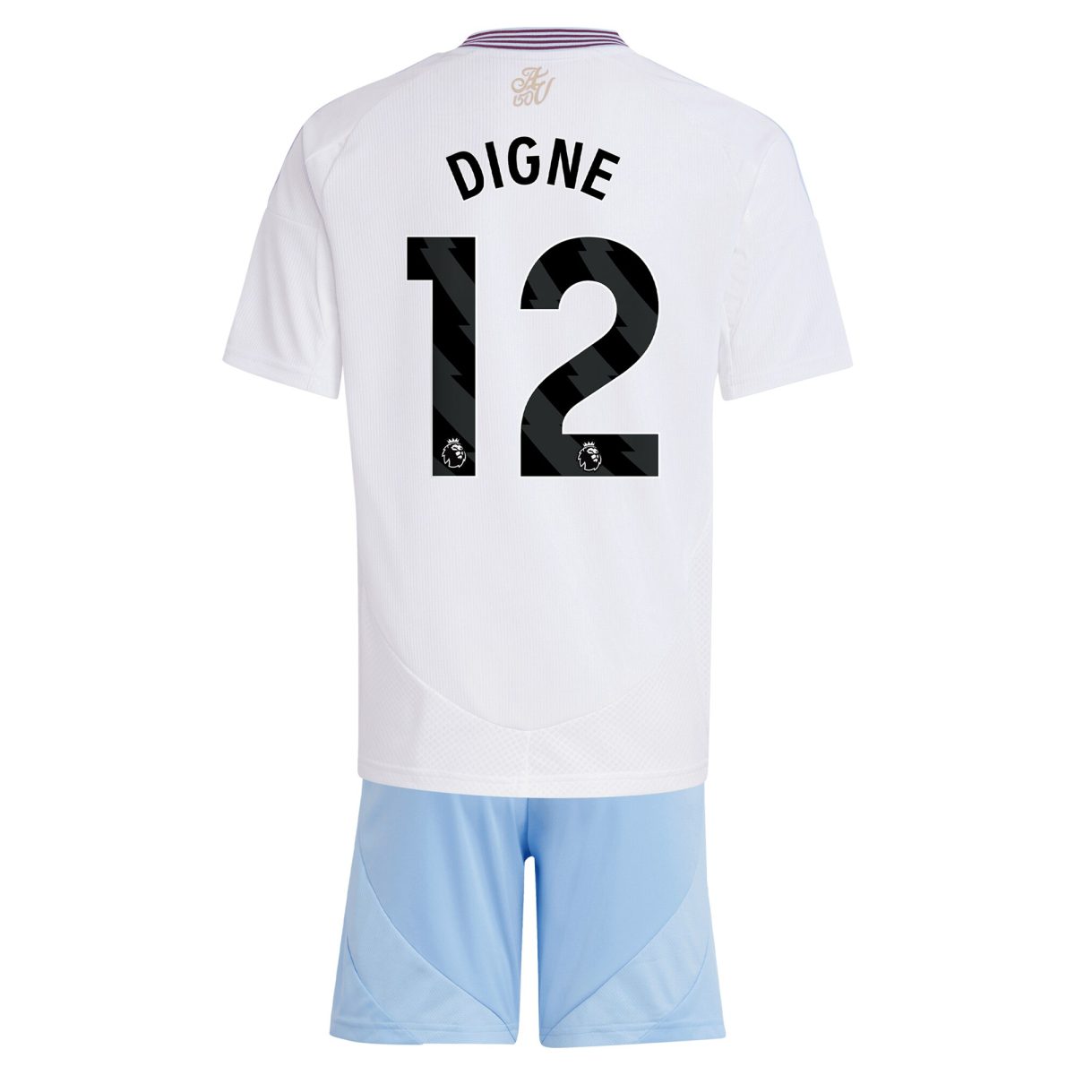 Aston Villa aston villa adidas away mini kit 2024-25 with digne 12 printing Collection | AVFC Jerseys & Fan Gear