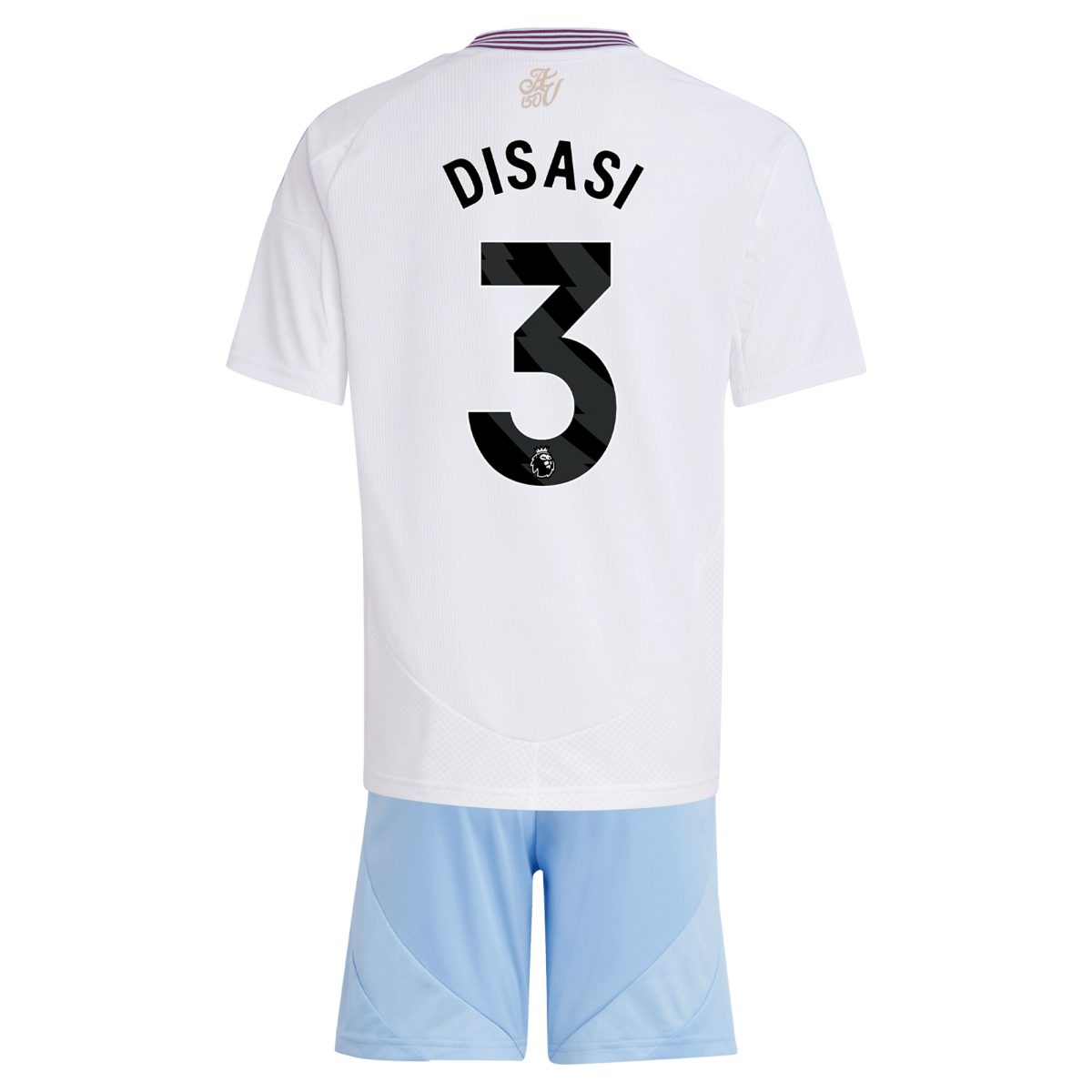 Aston Villa aston villa adidas away mini kit 2024-25 with disasi 3 printing Collection | AVFC Jerseys & Fan Gear