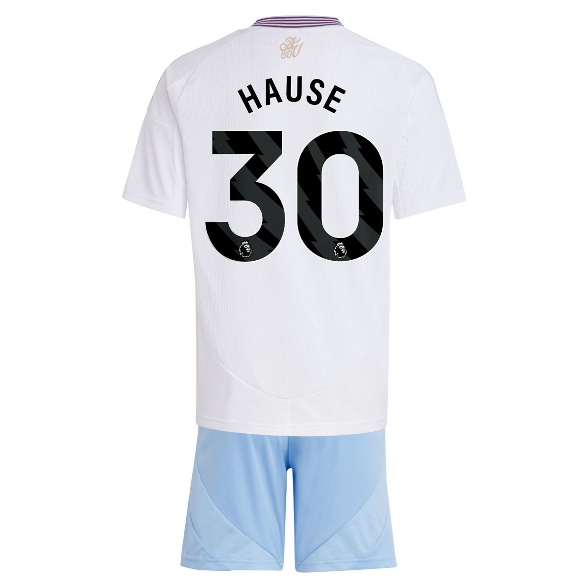 Aston Villa aston villa adidas away mini kit 2024-25 with hause 30 printing Collection | AVFC Jerseys & Fan Gear