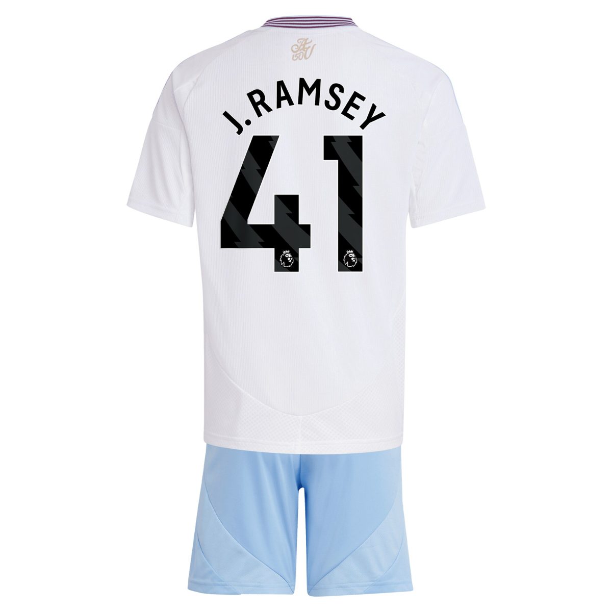 Aston Villa aston villa adidas away mini kit 2024-25 with j. ramsey 41 printing Collection | AVFC Jerseys & Fan Gear