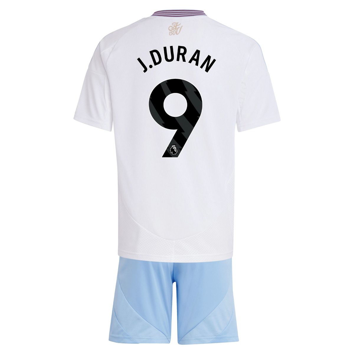 Aston Villa aston villa adidas away mini kit 2024-25 with j.duran 9 printing Collection | AVFC Jerseys & Fan Gear