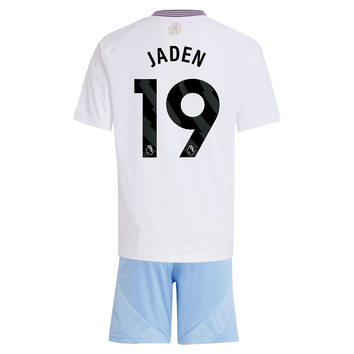 Aston Villa aston villa adidas away mini kit 2024-25 with jaden 19 printing Collection | AVFC Jerseys & Fan Gear