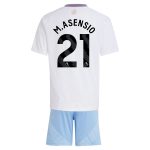 Aston Villa aston villa adidas away mini kit 2024-25 with m.asensio 21 printing Collection | AVFC Jerseys & Fan Gear