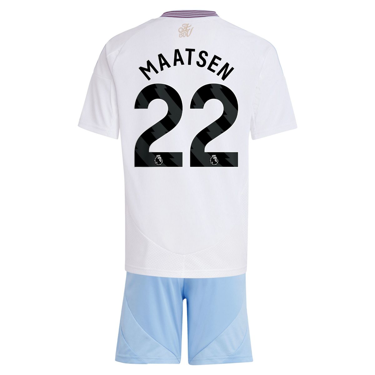 Aston Villa aston villa adidas away mini kit 2024-25 with maatsen 22 printing Collection | AVFC Jerseys & Fan Gear