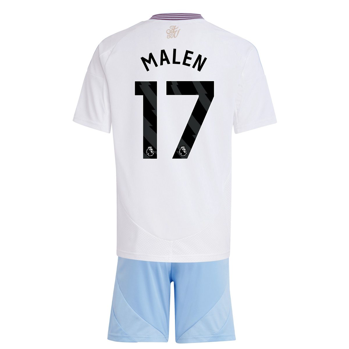 Aston Villa aston villa adidas away mini kit 2024-25 with malen 17 printing Collection | AVFC Jerseys & Fan Gear