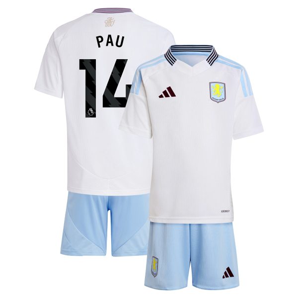 Aston Villa aston villa adidas away mini kit 2024-25 with pau 14 printing Collection | AVFC Jerseys & Fan Gear