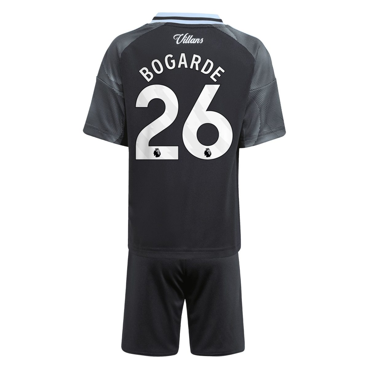 Aston Villa aston villa adidas away mini kit 2025-26 with bogarde 26 printing Collection | AVFC Jerseys & Fan Gear