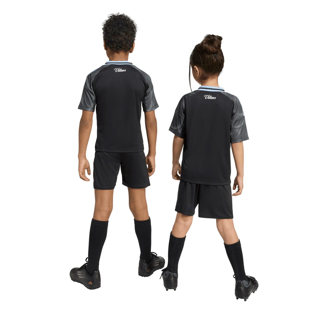 Aston Villa aston villa adidas away mini kit 2025-26 with custom printing Collection | AVFC Jerseys & Fan Gear