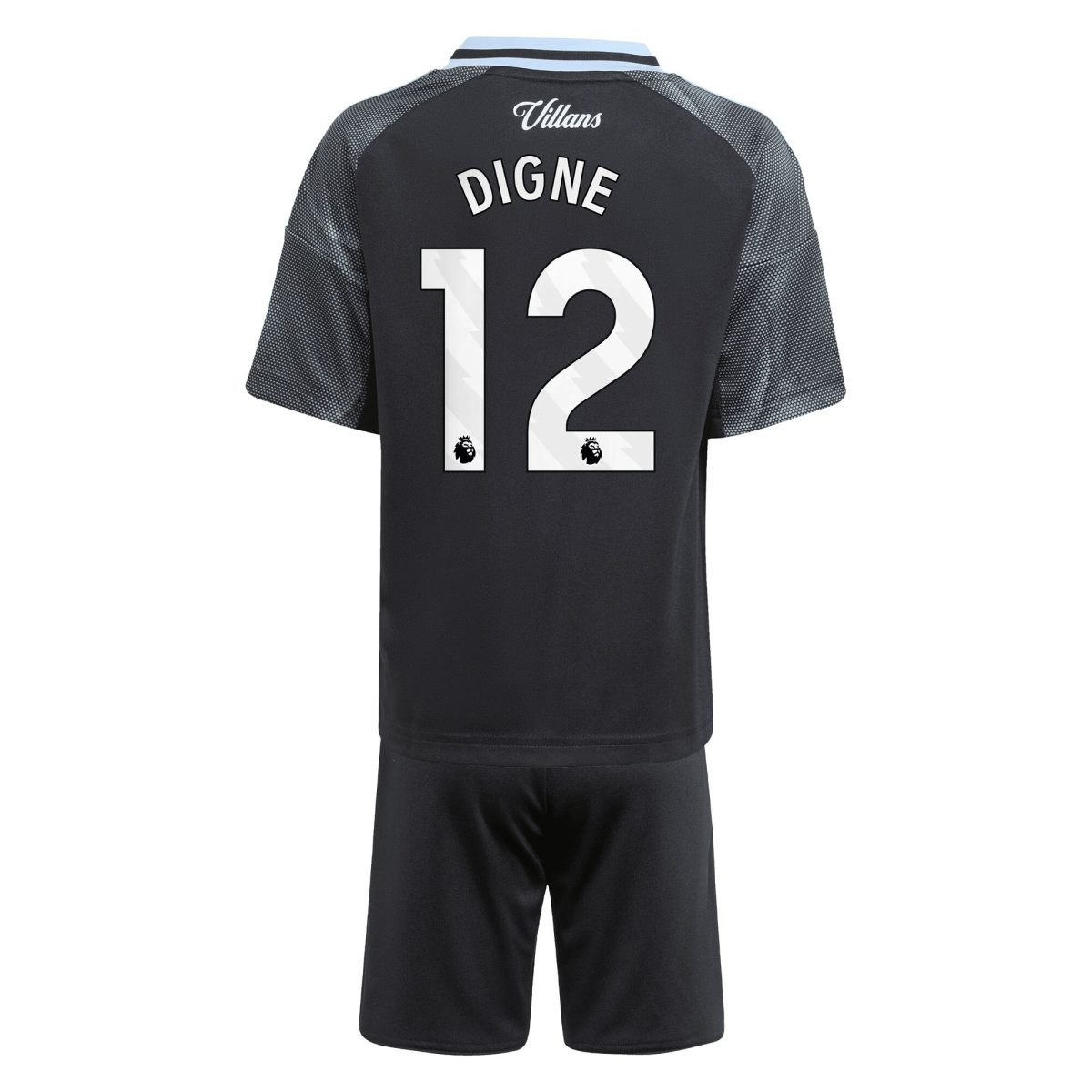 Aston Villa aston villa adidas away mini kit 2025-26 with digne 12 printing Collection | AVFC Jerseys & Fan Gear
