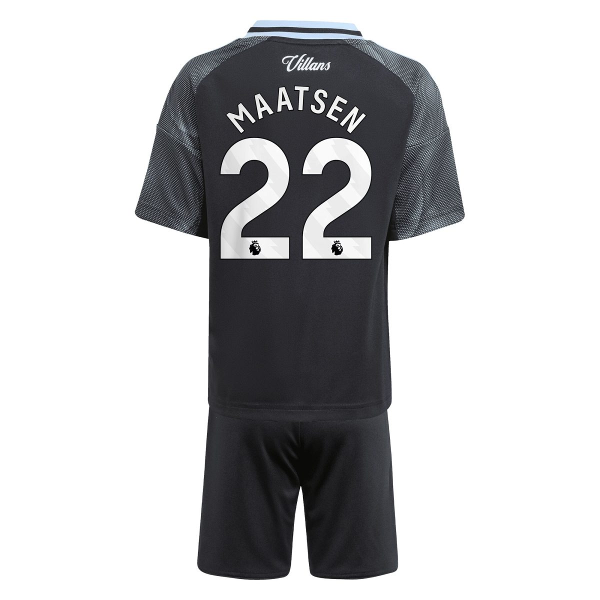 Aston Villa aston villa adidas away mini kit 2025-26 with maatsen 22 printing Collection | AVFC Jerseys & Fan Gear